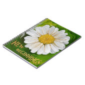 Nieuw Beginnings - Daisy flower power Notitieboek (Linkerzijde)