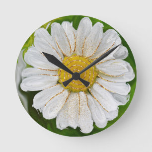 Nieuw Beginnings - Daisy flower power Ronde Klok