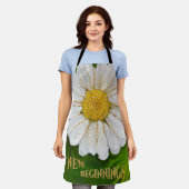 Nieuw Beginnings - Daisy flower power Schort (Gedragen)