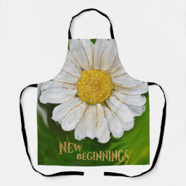 Nieuw Beginnings - Daisy flower power Schort