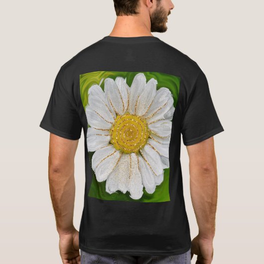 Nieuw Beginnings - Daisy flower power T-shirt (Achterkant)