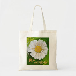 Nieuw Beginnings - Daisy flower power Tote Bag