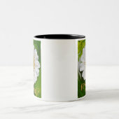 Nieuw Beginnings - Daisy flower power Tweekleurige Koffiemok (Center)