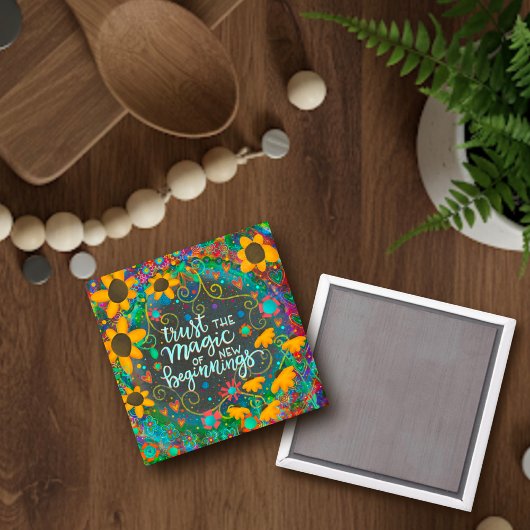 Nieuw Beginnings Daisy Inspirivity Trendy Magneet