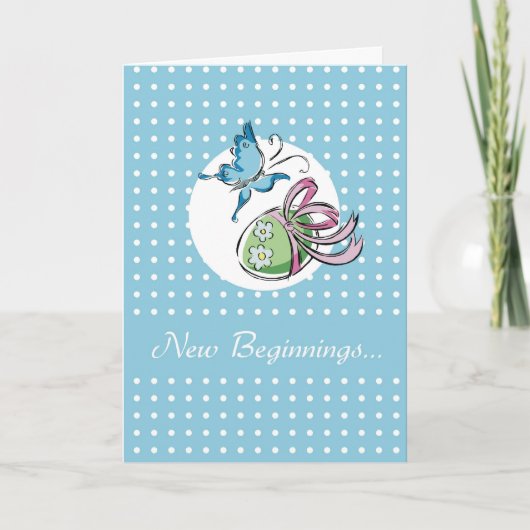 Nieuw Beginnings Pasen Kaart (Voorkant)