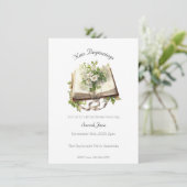 Nieuw Beginnings Vrijgezellenfeest Bloemen Open Bo Kaart (Staand voorkant)