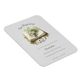 Nieuw Beginnings Vrijgezellenfeest Bloemen Open Bo Magneet (Rechterzijde)