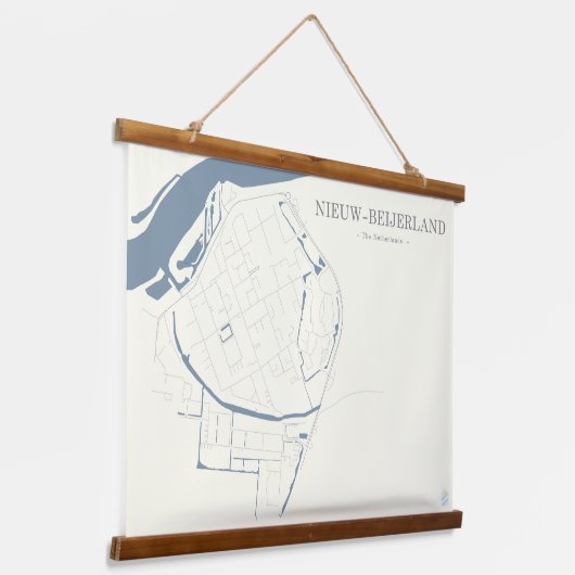 nieuw-beijerland hangend wandkleed (Gebogen)