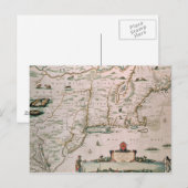 Nieuw-België, bord van Atlas Contractus c.1671 Briefkaart (Voorkant / Achterkant)