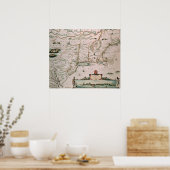 Nieuw-België, bord van Atlas Contractus c.1671 Poster (Keuken)