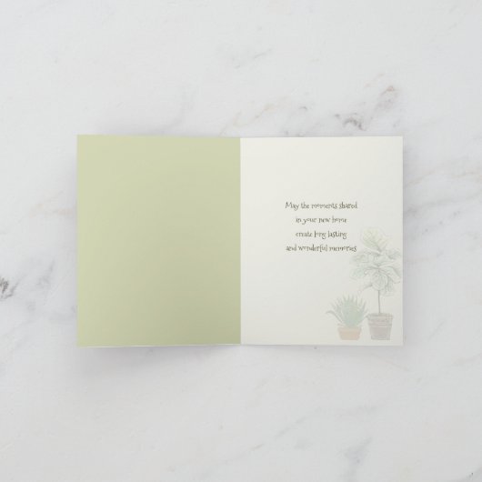 Nieuw bericht van Fiddleleaf Fig - Gefeliciteerd s Bedankkaart (Binnen)