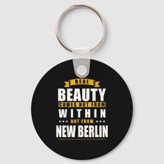 Nieuw Berlijn - Grappig D Stad Geschenk Sleutelhanger (Voorkant)