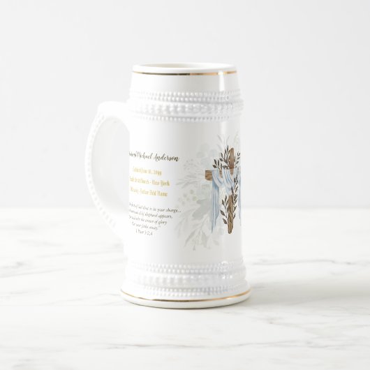 Nieuw besteld Eerste dominee Deacon Minister Mok (Voorkant links)