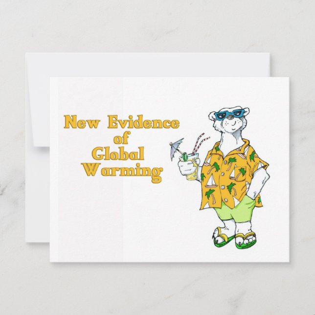 Nieuw bewijs van opwarming van de aarde (Voorkant)