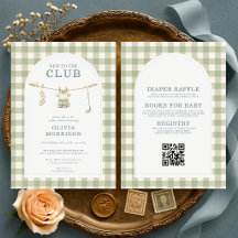 Nieuw bij Club All in One Golf Gingham Baby Shower