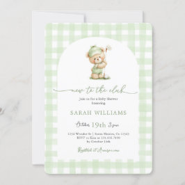 Nieuw bij Club Baby shower Kaart