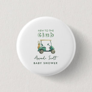 Nieuw bij Club Golfkar Babyfeestje Ronde Button 3,2 Cm