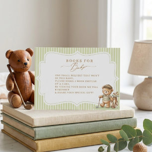 Nieuw bij Club Little Putter op komst Baby Shower Informatiekaartje