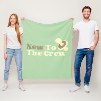 Nieuw bij de bemanning fleece deken