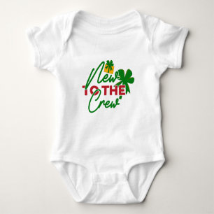 Nieuw bij de bemanning Nieuwe Baby Aankomst Romper