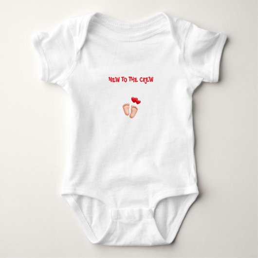 Nieuw Bij De Bemanning — Pasgeboren Bodysuit (Voorkant)