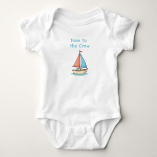 Nieuw bij de bemanning Zeilboot Baby Bodysuit