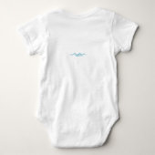 Nieuw bij de bemanning Zeilboot Baby Bodysuit (Achterkant)