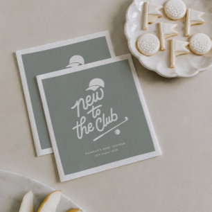 Nieuw bij de Club Golf Baby Shower Servet