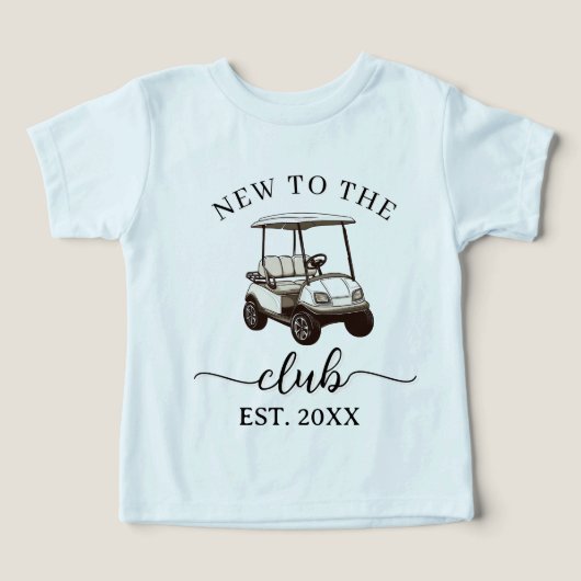 nieuw bij de club Golf thema (Design voorkant)