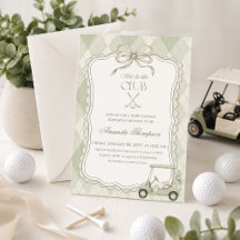Nieuw bij de Club Golfkar Baby Shower