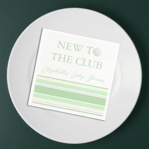 Nieuw Bij De Club Preppy Baby Shower Servet