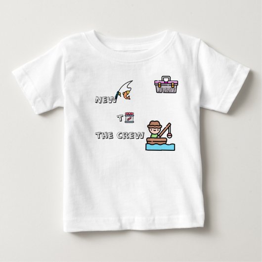 "Nieuw bij de Crew" PINK Custom Gevist (Voorkant)