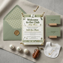 Nieuw bij de Preppy Sage Green Country Club Golf