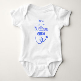 Nieuw bij de [SURNAME] crew, Baby Gift, gepersonal Romper