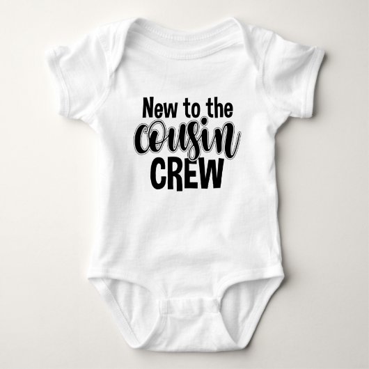 Nieuw bij neef Crew Newborn Romper (Voorkant)