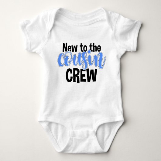 Nieuw bij neef Crew Newborn Romper (Voorkant)