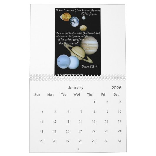 NIEUW! Bijbelverzen Kalender (Jan 2026)