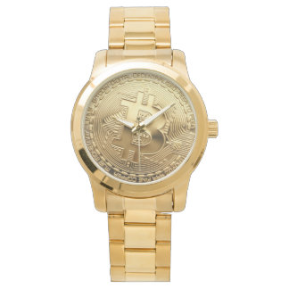 NIEUW Bitcoin 13.88 Tilt Gold Watch Horloge