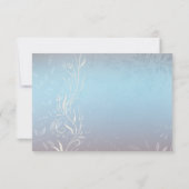 Nieuw Blauw Huwelijk RSVP (Achterkant)