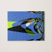 Nieuw blauw legpuzzel (Horizontaal)