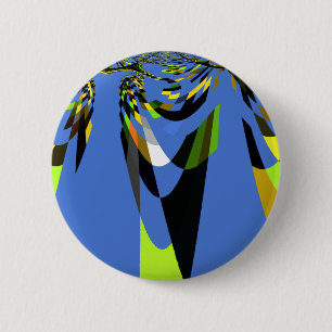 Nieuw blauw ronde button 5,7 cm