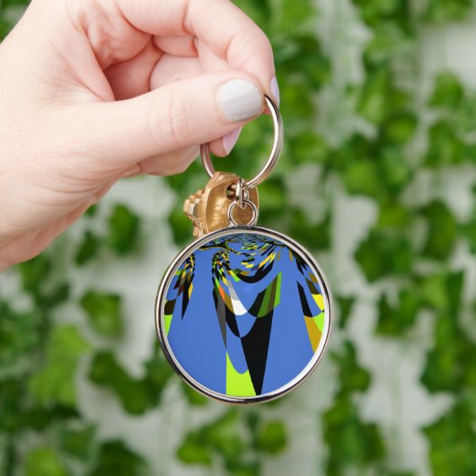 Nieuw blauw sleutelhanger (Hand)