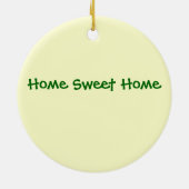 NIEUW BLAY WISCONSIN CHRISTMAS-ORNAMENT VAN GREEN  KERAMISCH ORNAMENT (Achterkant)