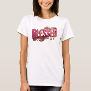 Nieuw BLESSED Grafisch T-shirtontwerp T-shirt