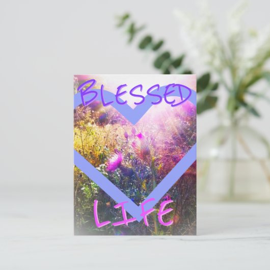 NIEUW Blessed Life briefkaart (Staand voorkant)