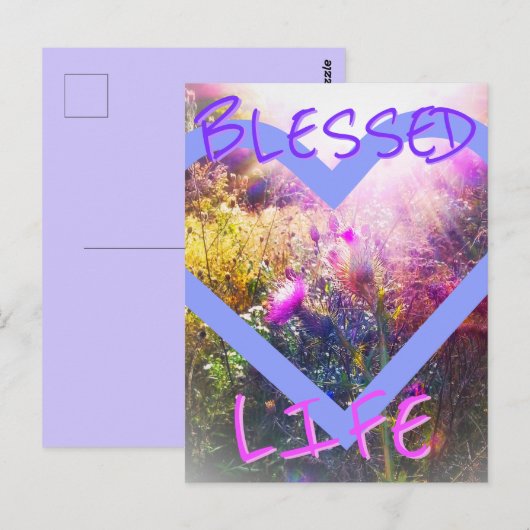 NIEUW Blessed Life briefkaart (Voorkant / Achterkant)