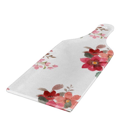 Nieuw bloemen ontwerp snijplank (Hoek)