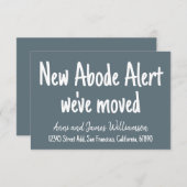 Nieuw Bode Alert Voeg details toe die we hebben ve Aankondiging (Voorkant / Achterkant)