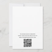 Nieuw boek begint met QR Code Vrijgezellenfeest Kaart (Achterkant)