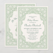 Nieuw boek Genderneutraal Baby shower Kaart (Voorkant / Achterkant)